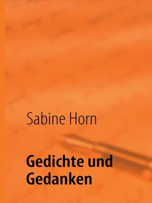 cover image of Gedichte und Gedanken